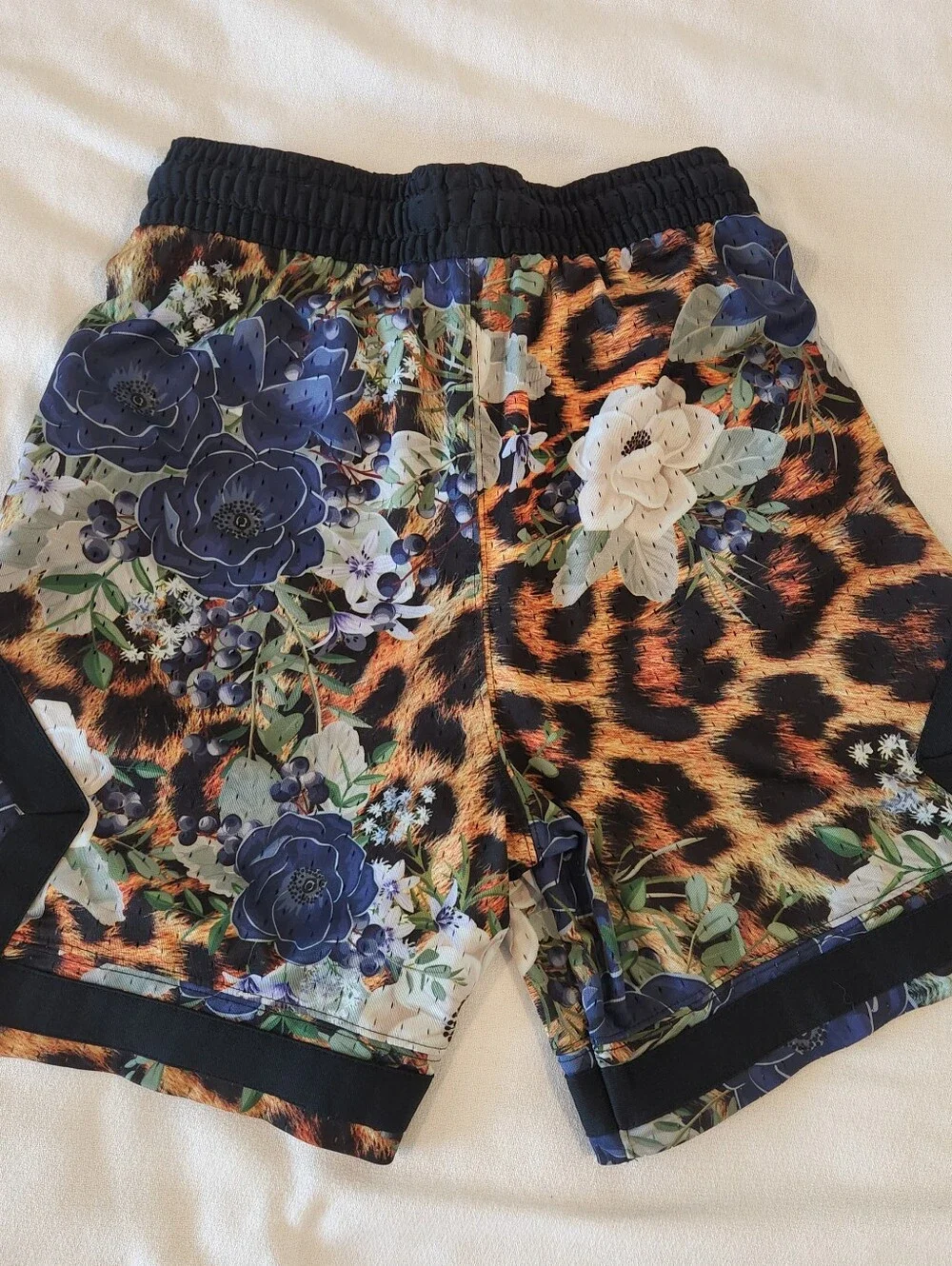 Nike Air Jordan Shorts Men Small Mesh Diamond Dri-Fit Basketball Floral FQ2945